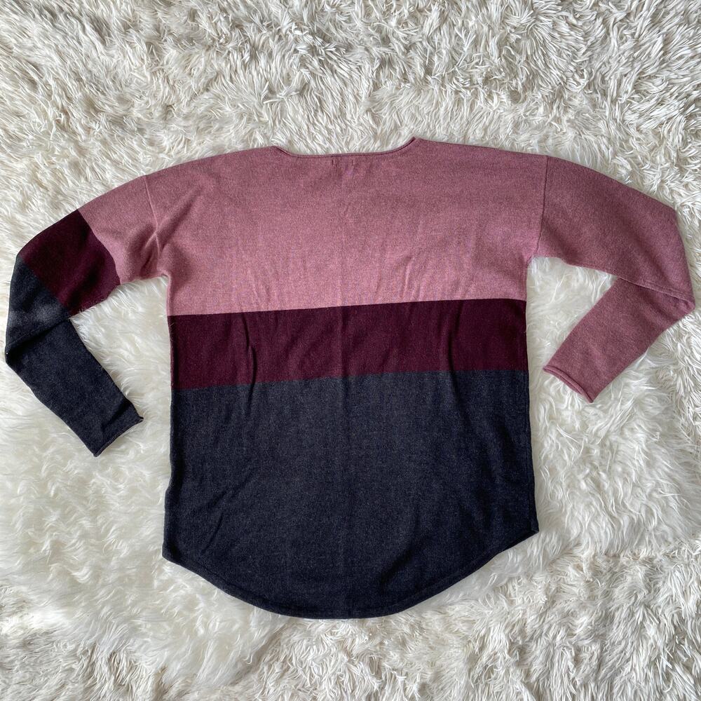 Smartwool Merino Wool Blend Color Block Sweater, … - image 2